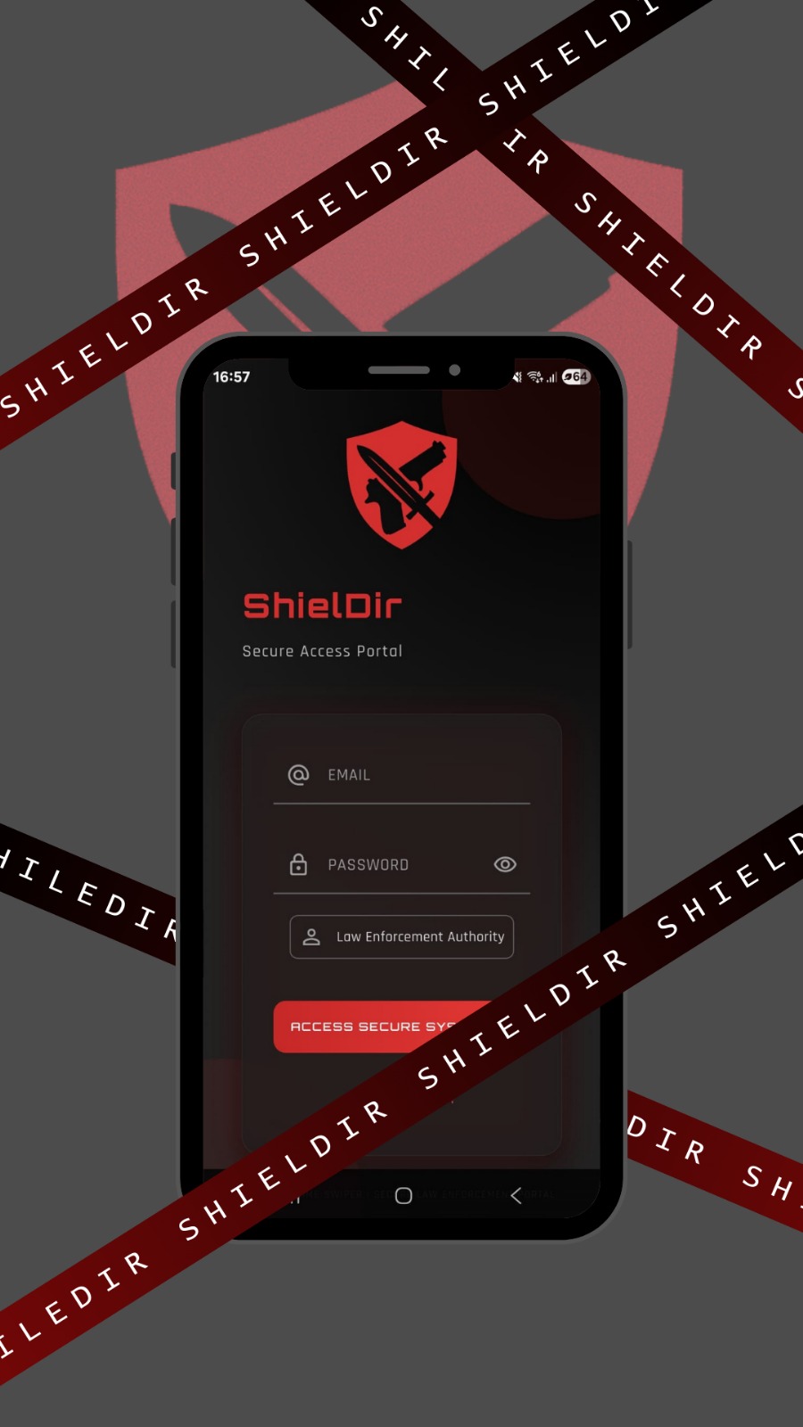 Mobile UI of ShielDir